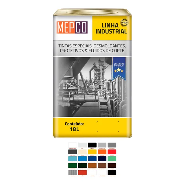 Esmalte Sintético Brilhante 18l Metal Madeira Cores Mepco
