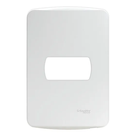Placa Interruptor 1 Módulo Miluz Blanco