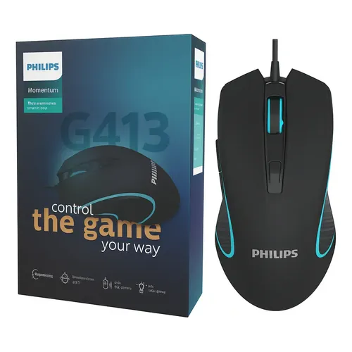 Mouse para jogos Xtrike Me Gm520 RGB com luz LED RGB com cabo USB