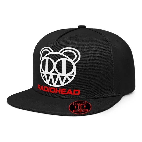 Gorra Snapback Plana Radiohead Banda De Rock