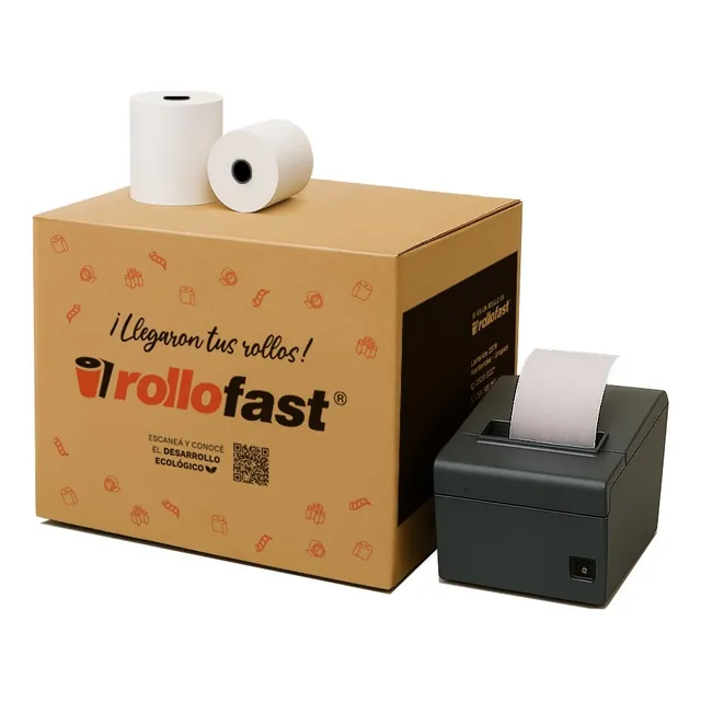 Rollo Papel Térmico 80 X 80 - Comandas - Eticket 