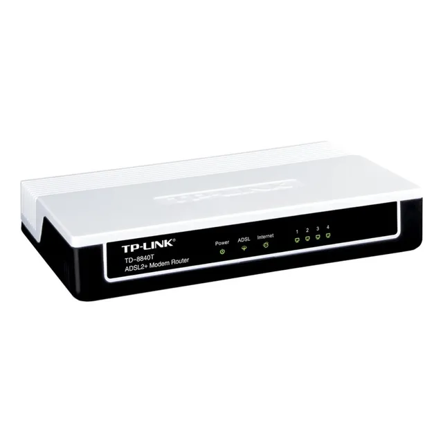 Módem router TP-Link Modem - Router TD-8840T blanco y negro