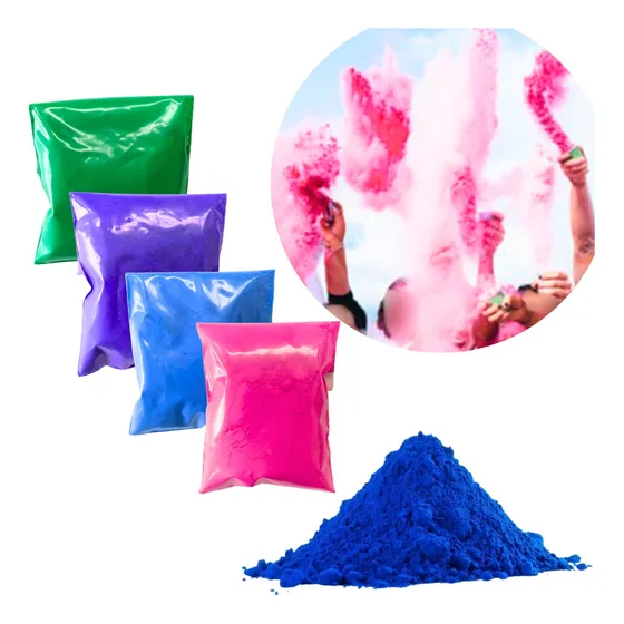 10 Pó Colorido Chá Revelação Tinta Em Pó Festa Cores 100g