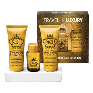 Set Viaje De Lujo Rich - Champú 1.70 Oz, Acondicionador 1.70 Set Viaje De Lujo Rich - Champú 1.70 Oz, Acondicionador 1.70