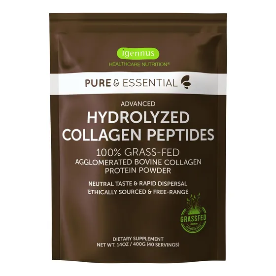 Proteína De Colágeno En Polvo Igennus 100% Alimentada Con Pa