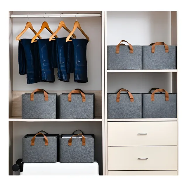 Organizador De Cajones Ropa Pantalones Plegable De Tela