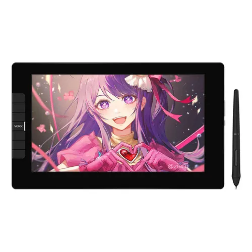 Tableta Digital Veikk Vk1200 1920x1080 Color Negro Con 2 Lápiz