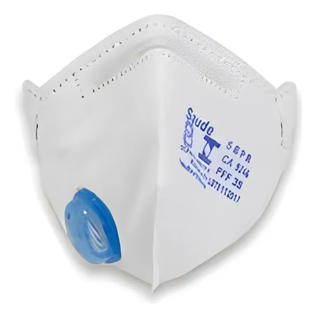 Kit 10 Máscara Pff-3s Air Safety Branca C/ Válvula Ca: 9246