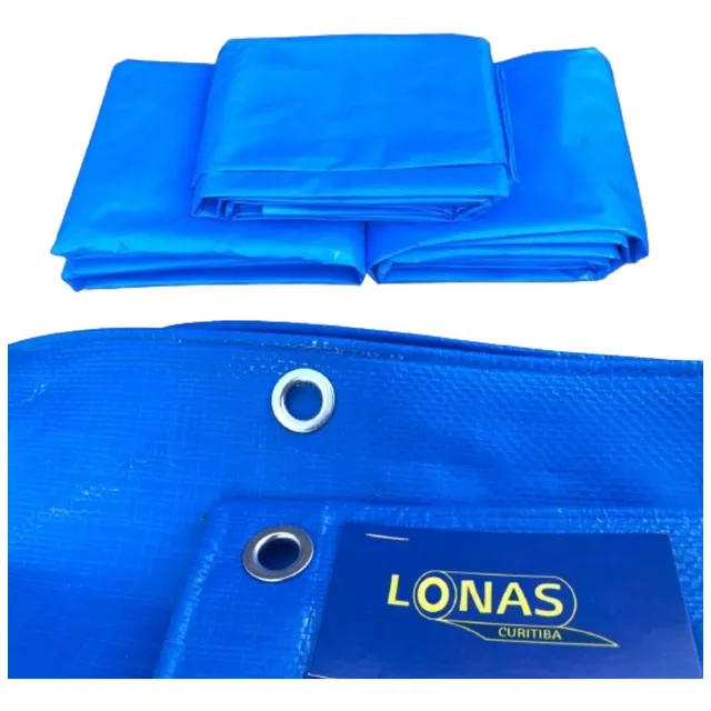 Lona 7x8 300 Micras Reforçada Multiuso Impermeável Uv