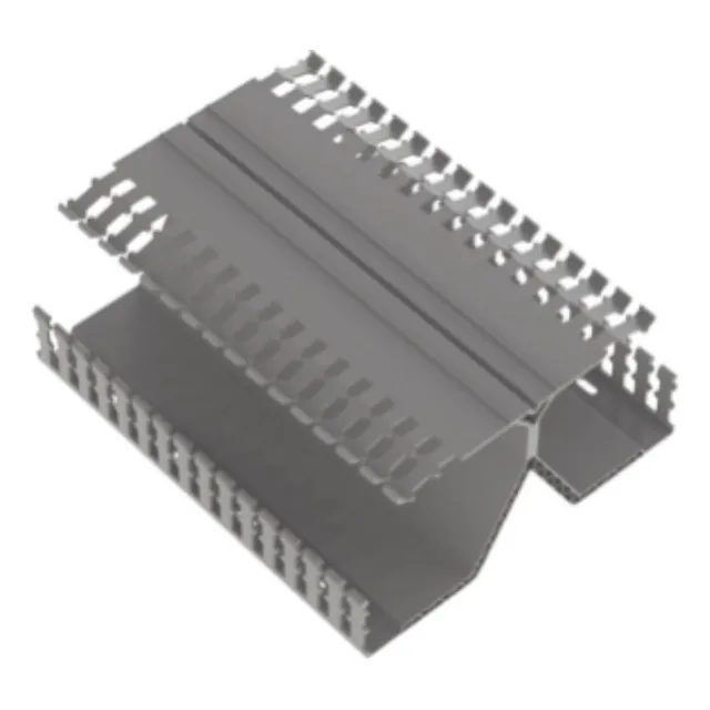 Canaleta Ranurada Panelmax De Pvc, Montaje En Riel Din