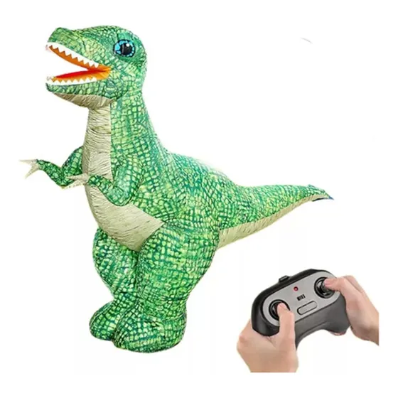 Gigasaurio Dinosaurio Inflable 130cm Rc 1:5 Verde