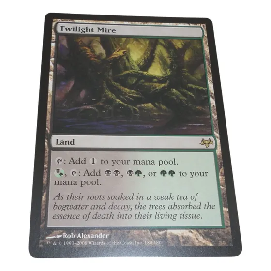 Carta Magic Tierra Dorada Twilight Mire Traida De Usa Veala