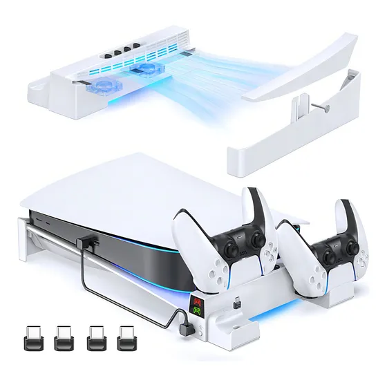 Soporte De Enfriamiento Oivo Horizontal C/cargador Para Ps5