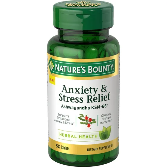 Suplemento Nature's Bounty Para Aliviar La Ansiedad Y El Est
