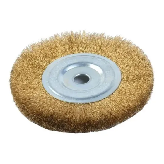 Cepillo Amoladora De Banco Alambre Bronceado 150mm Davidson