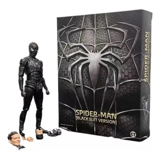 Para Shf Tobey Maguire Terno Preto Figura De Ação Do Para Shf Tobey Maguire Terno Preto Figura De Ação Do