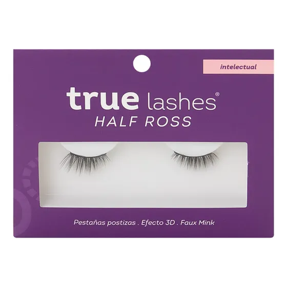 Medias Pestañas Postizas True Lashes Colección Half Ross Color Intelectual