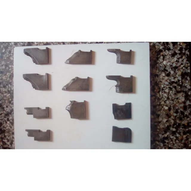 Cuchillas De Moldura Trompo Industrial X Unidad Espesor 8mm