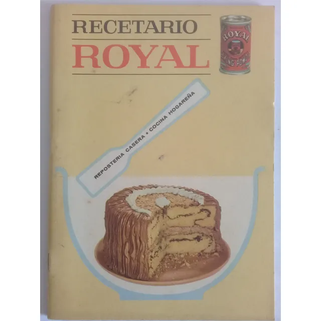 Recetario De Cocina Royal Fleischmann Antiguo.////