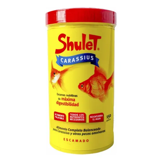 Alimento Shulet Carassius 150 G Escamado
