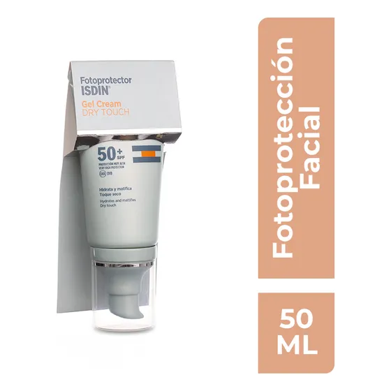 Fotoprotector Isdin Gel Crema Toque Seco Fps50+ Sin Color
