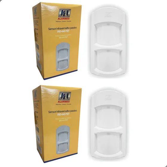 Kit 2x Sensor Ird-640 Pet 30kg Jfl Infravermelho Semiaberto
