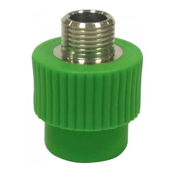 Terminal Ppr He 20mm X 1/2  Pack 5 Unidades
