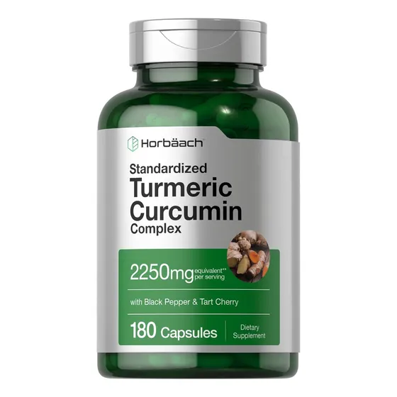 Suplemento Cúrcuma Con Pimienta Negra 2250 Mg 180 Capsulas