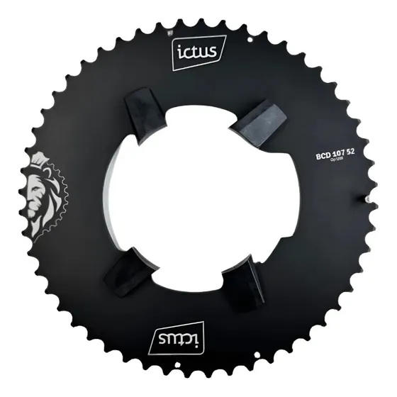 Coroa Speed Ictus Bcd 107mm Compatível Sram Forde 12v