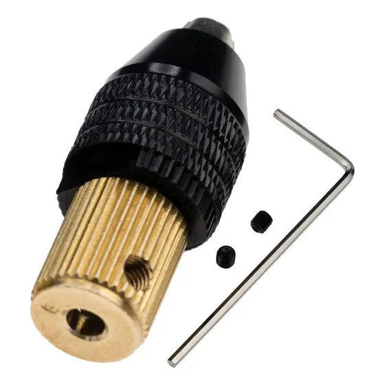 Eje Adaptador Portabrocas Micromotor + Mandril 0.5-3.2mm