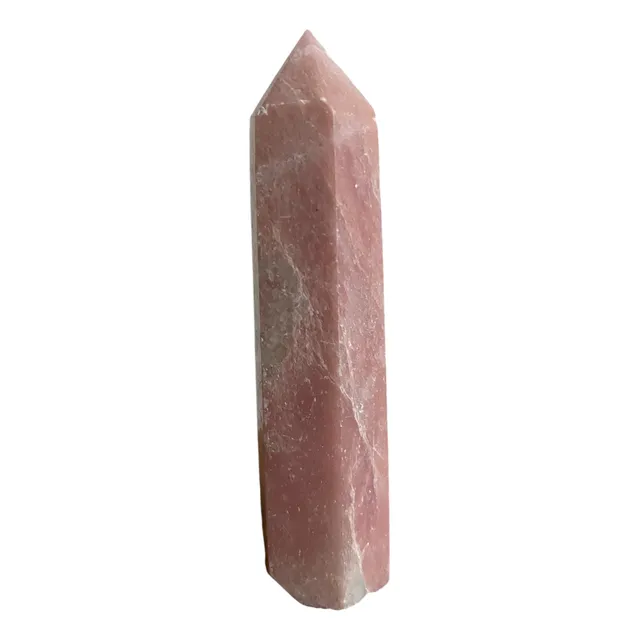 Piedra Natural 1 Obelisco De Opalo Rosa 9 Cm