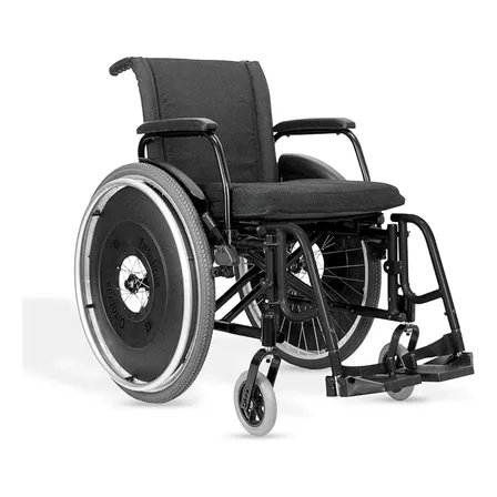 Cadeira de Rodas Manual Ortobras AVD Dobrável com Assento de 44cm