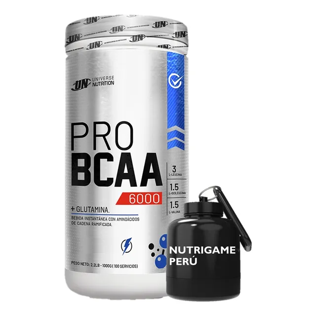 Pro Bcaa 6000 Bcaa Un 1000gr Aminoacidos - Tienda Fisica