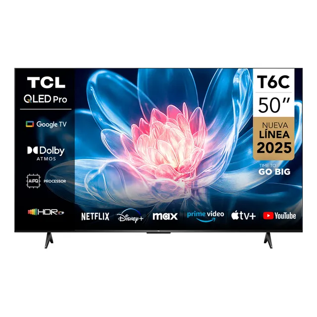 Smart TV 50 TCL 4K UHD QLED 50T6C