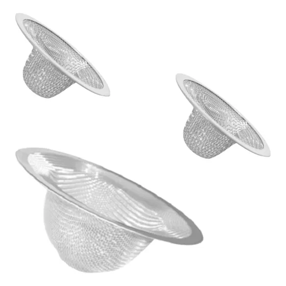 Cesta Malla Desague Fregadero Batea Lavamanos Set 3 Unids