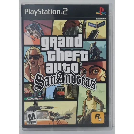Jogo Ps2 Gta San Andreas - Original