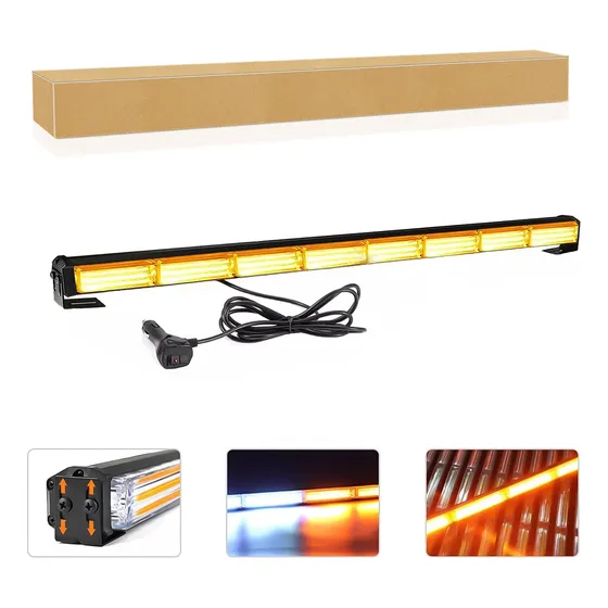 Barra Torreta Estrobo Codigo Led Cob Policia 80w Para 12-24v