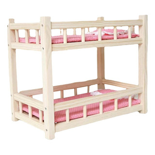 Juego De Muñecas De Doble Capa, Cama En Miniatura, Juguetes Juego De Muñecas De Doble Capa, Cama En Miniatura, Juguetes