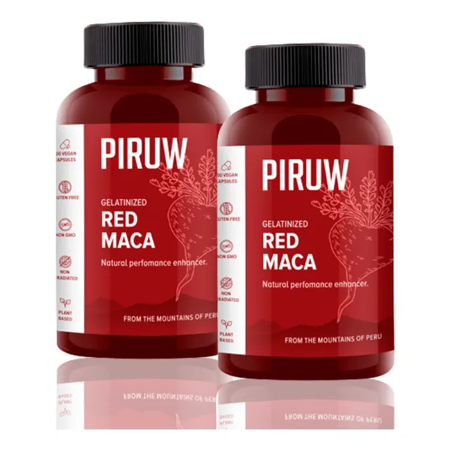 Pack Piruw Maca Roja Piruw 100 Cápsulas X2