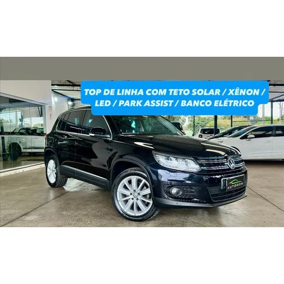 Volkswagen Tiguan 2012 Top Teto Solar Led Xenon Park Assist