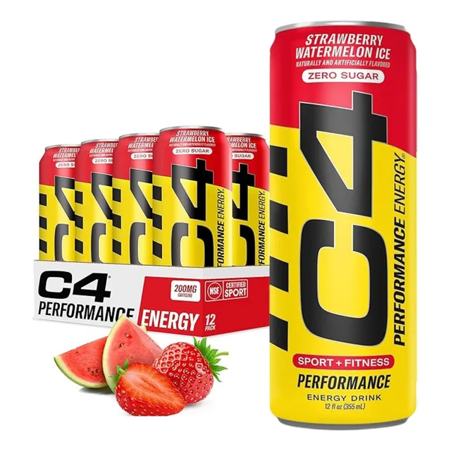 Pack: 12 Latas Preentreno C4 Original On The Go