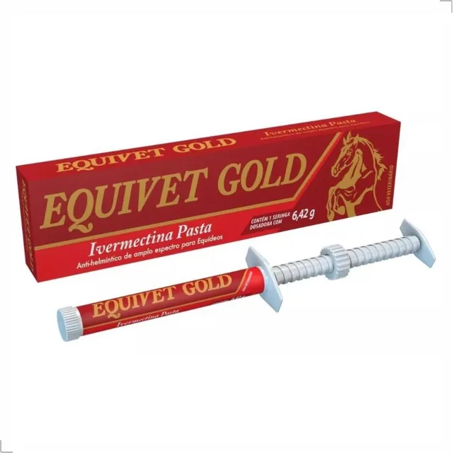 Remédio Para Verme De Cavalo Vermífugo Equivet Gold 6,42g