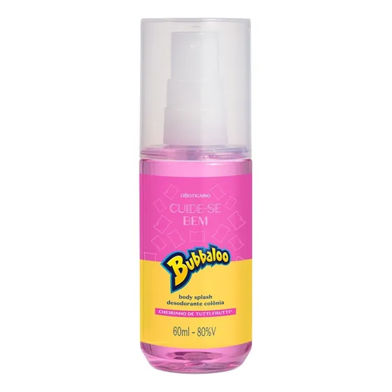 O Boticário Body Splash Colônia Bubbaloo Tutti Frutti 60ml Volume da unidade 60 mL