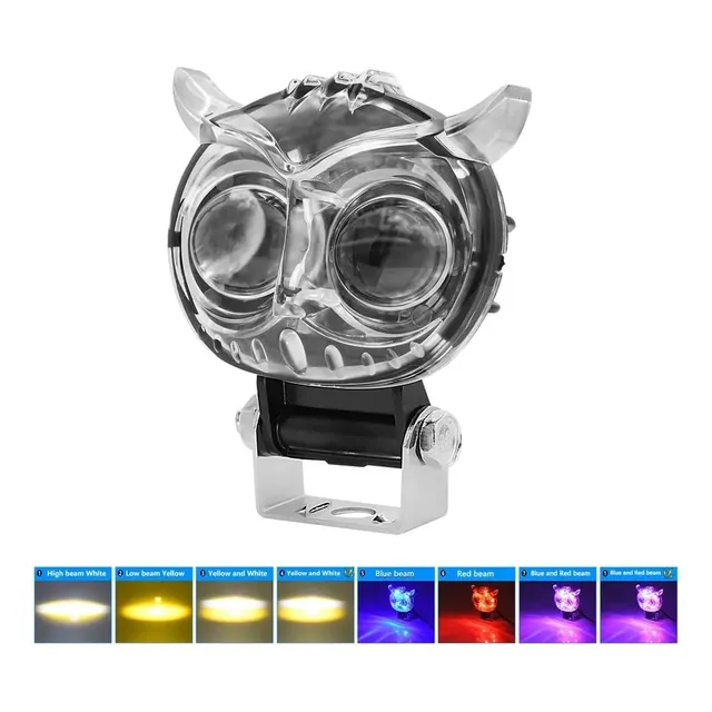 Exploradoras Turbo Led Buho Multicolor 12000lm Moto/carro