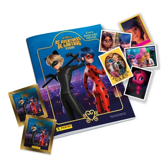 Kit Miraculous As Aventuras De Ladybug Álbum + 20 Envelopes