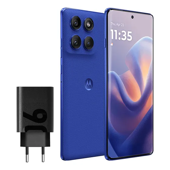 Motorola Edge 60 Pro 5g 512gb / 12gb Ram Expande 24gb-azul. Con Moto Ai, Cámaras 50mp, 50mp,50mp. Teleobjetivo 10mp. Certificación Militar, Ip68/ip69 Sumergible.