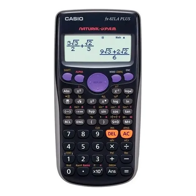 Calculadora Científica Color Negro/gris Fx-82laplus