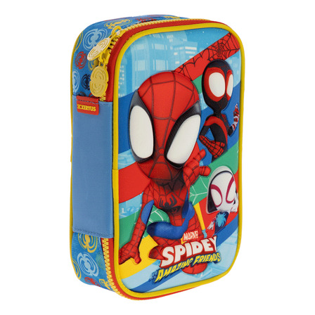 Estojo Box 100 Pens Spidey Homem Aranha Xeryus Cor Azul Estojo Box 100 Pens Spidey Homem Aranha Xeryus Cor Azul