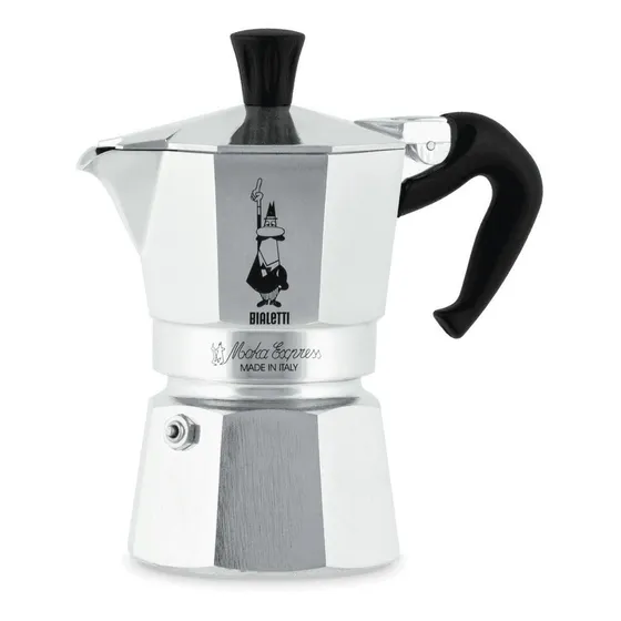 Cafetera Bialetti Moka Express 2 Cups aluminio italiana