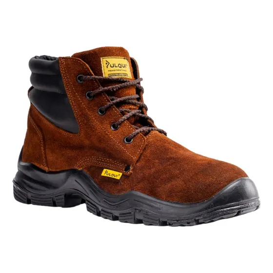 Botin Borcego Calzado Trabajo Trekking Pulqui Gamuza Tunuyan